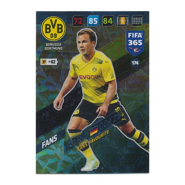 Fifa 365 Cards 2018 - 174 - Mario Götze - Borussia Dortmund - Fans