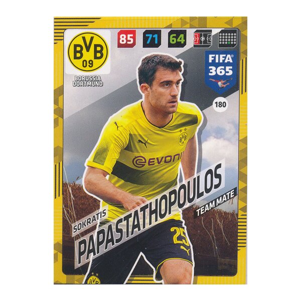 Fifa 365 Cards 2018 - 180 - Sokratis Papastathopoulos - Borussia Dortmund