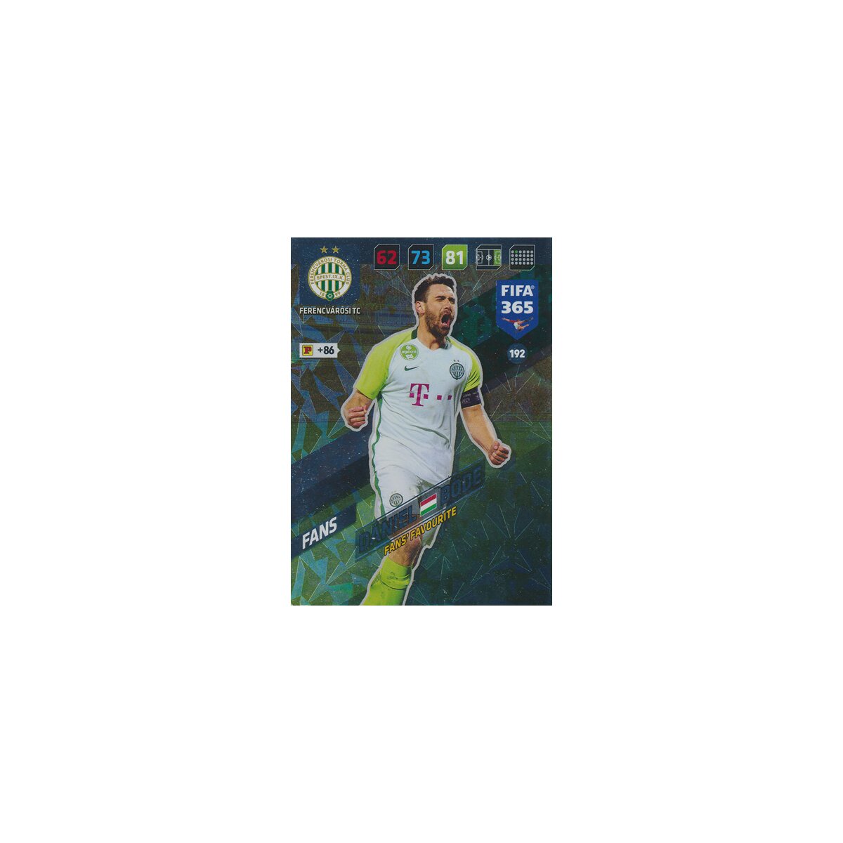 Zoltán Gera - Ferencvárosi TC - FIFA 365 : 2018 Adrenalyn XL card 191