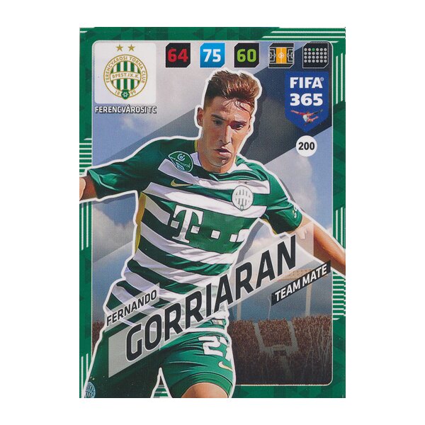 Fifa 365 Cards 2018 - 200 - Fernando Gorriaran - Ferencvárosi TC