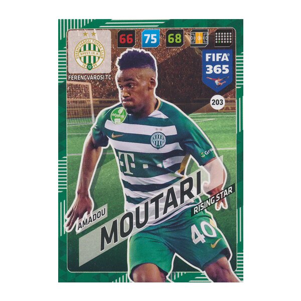 Fifa 365 Cards 2018 - 203 - Amadou Moutari - Ferencvárosi TC - Rising Star