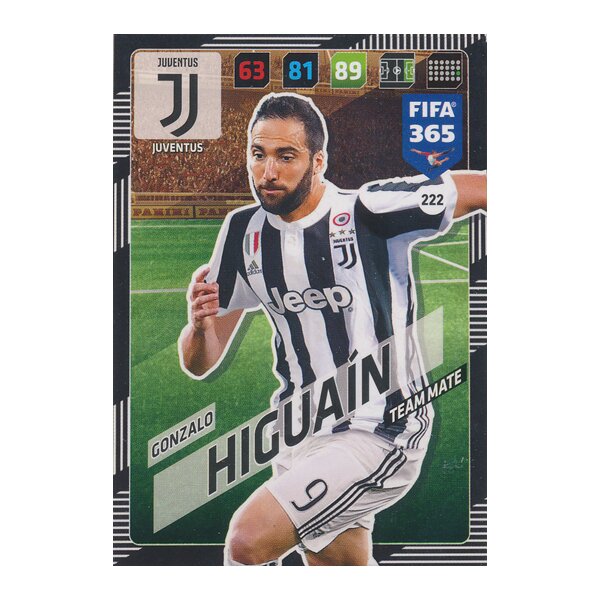 Fifa 365 Cards 2018 - 222 - Gonzalo Higuaín - Juventus