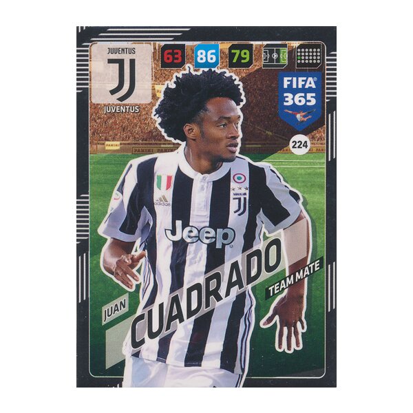 Fifa 365 Cards 2018 - 224 - Juan Cuadrado - Juventus