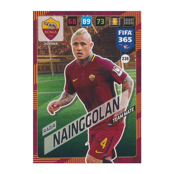 Fifa 365 Cards 2018 - 238 - Radja Nainggolan - AS Roma