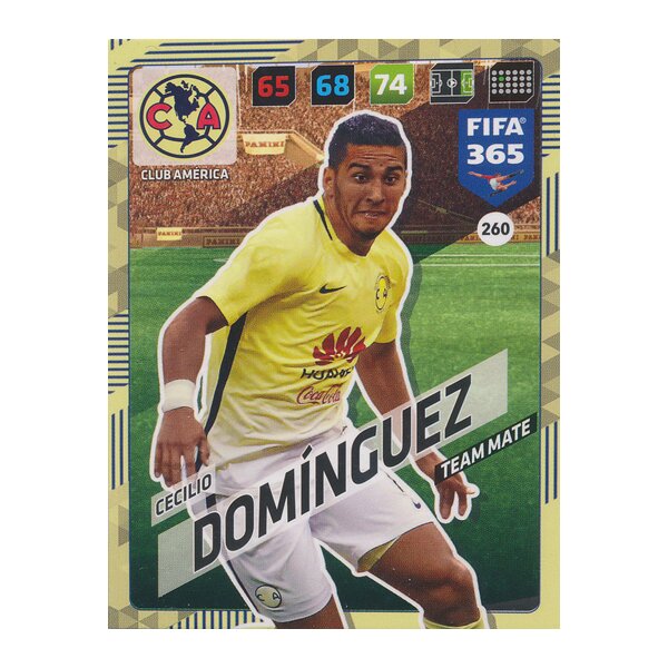 Fifa 365 Cards 2018 - 260 - Cecilio Domínguez - Club América