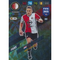 Fifa 365 Cards 2018 - 264 - Jens Toornstra - Feyenoord -...