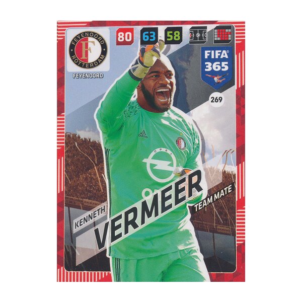 Fifa 365 Cards 2018 - 269 - Kenneth Vermeer - Feyenoord