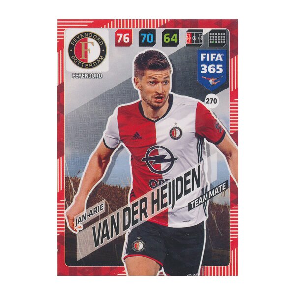 Fifa 365 Cards 2018 - 270 - Jan-Arie van der Heijden - Feyenoord