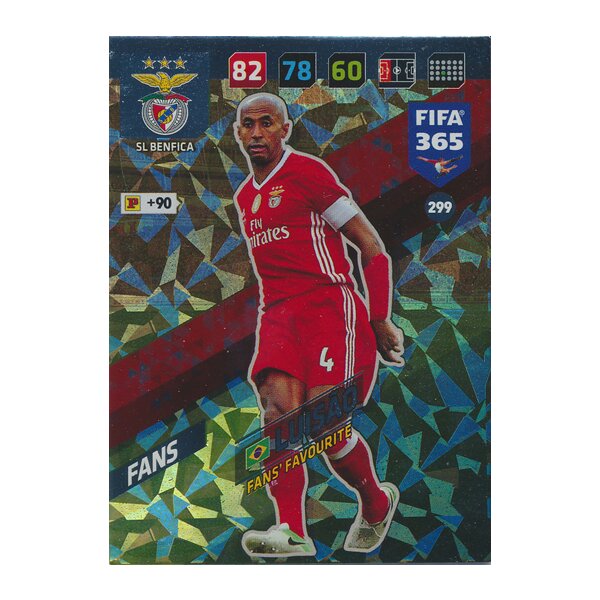 Fifa 365 Cards 2018 - 299 - Luisão - SL Benfica - Fans