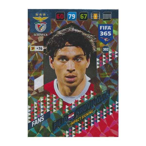 Fifa 365 Cards 2018 - 302 - Filip Krovinovic - SL Benfica - Impact Signing