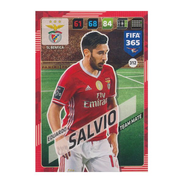 Fifa 365 Cards 2018 - 312 - Eduardo Salvio - SL Benfica