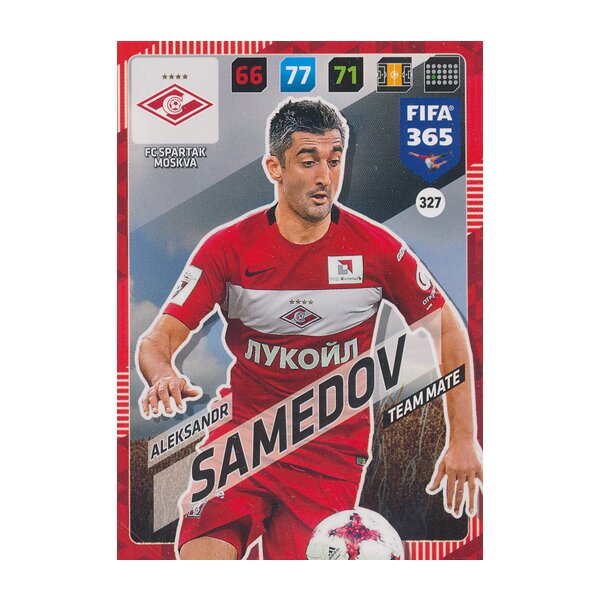 Fifa 365 Cards 2018 - 327 - Aleksandr Samedov - FC Spartak Moskva