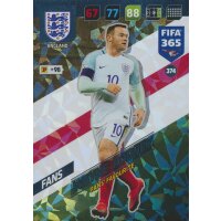 Fifa 365 Cards 2018 - 374 - Wayne Rooney - England - Fans