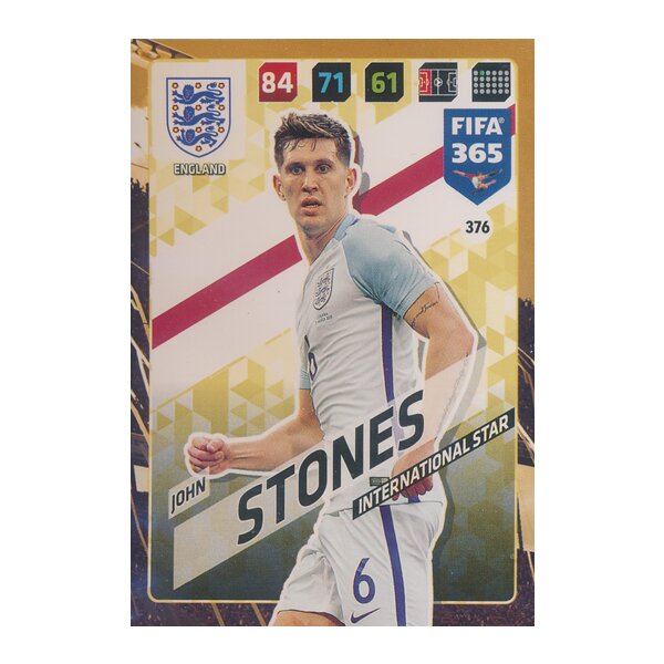 Fifa 365 Cards 2018 - 376 - John Stones - England