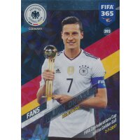 Fifa 365 Cards 2018 - 393 - Julian Draxler - Deutschland...