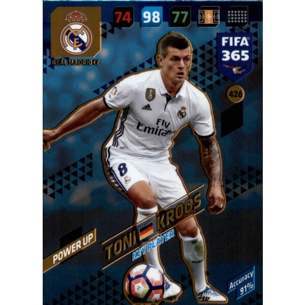 Fifa 365 Cards 2018 - 426 - Toni Kroos - Power UP - Key Players