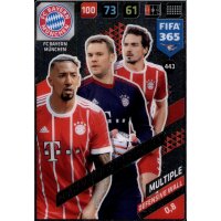 Fifa 365 Cards 2018 - 443 - Boateng / Neuer / Hummels -...