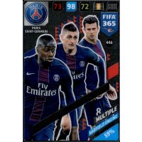 Fifa 365 Cards 2018 - 446 - Matuidi / Verratti / Thiago...