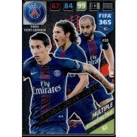 Fifa 365 Cards 2018 - 450 - Di Maria / Cavani / Lucas -...