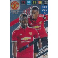 Fifa 365 Cards 2018 - 451 - Pogba / Martial - Multiple