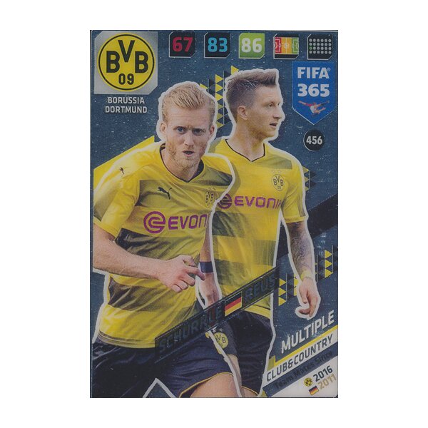 Fifa 365 Cards 2018 - 456 - Schürrle / Reus - Multiple