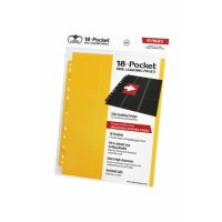 18-Pocket Side-Loading Supreme Pages Standard Size Yellow...