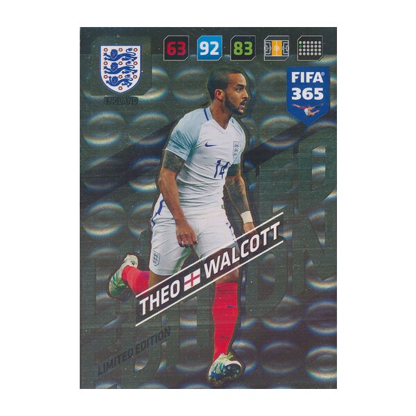 Fifa 365 Cards 2018 - LE20 - Theo Walcott - Limited Edition