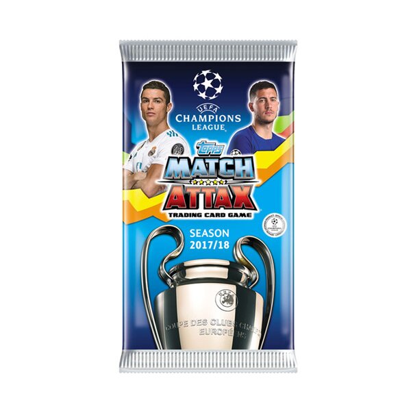 TOPPS - Champions League 2017/18 - Trading Cards - 1 Booster - Deutsch