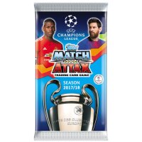TOPPS - Champions League 2017/18 - Trading Cards - 1 Booster - Deutsch
