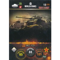 Nr. 18 - World of Tanks - WZ-131 - Nation und Tank cards