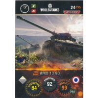 Nr. 24 - World of Tanks - AMX 13 90 - Nation und Tank cards