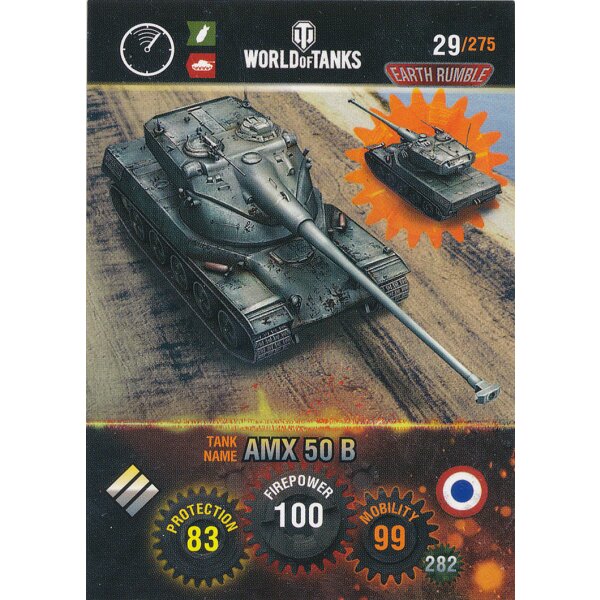 Nr. 29 - World of Tanks - AMX 50 B - Nation und Tank cards