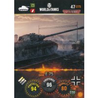 Nr. 47 - World of Tanks - E 75 - Nation und Tank cards