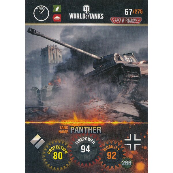 Nr. 67 - World of Tanks - Panther - Nation und Tank cards