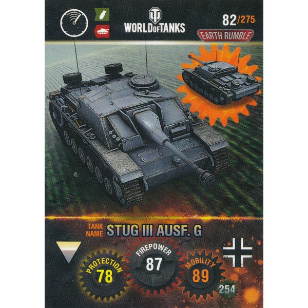 Nr. 82 - World of Tanks - Stug III AUSF.G - Nation und Tank cards