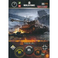 Nr. 86 - World of Tanks - Tiger (P) - Nation und Tank cards