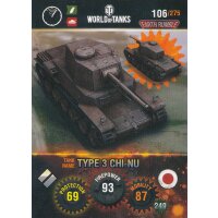 Nr. 106 - World of Tanks - Type 3 CHI-NU - Nation und...