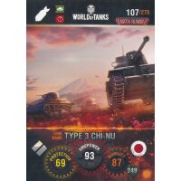 Nr. 107 - World of Tanks - Type 3 CHI-NU - Nation und...
