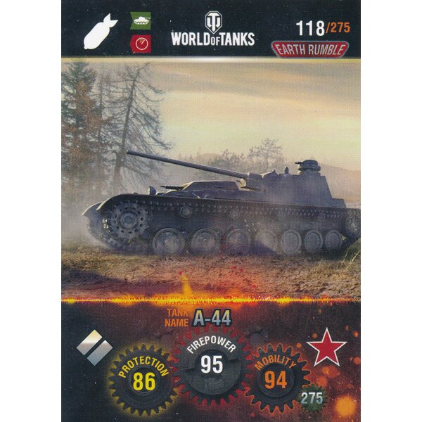 Nr. 118 - World of Tanks - A-44 - Nation und Tank cards