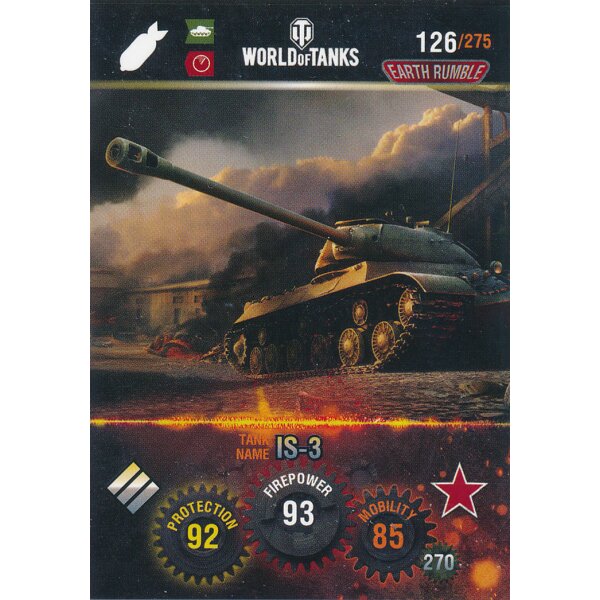 Nr. 126 - World of Tanks - IS-3 - Nation und Tank cards