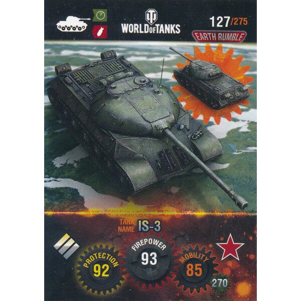 Nr. 127 - World of Tanks - IS-3 - Nation und Tank cards