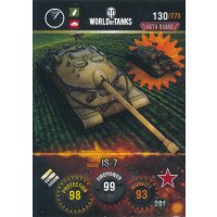 Nr. 130 - World of Tanks - IS-7 - Nation und Tank cards