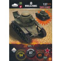 Nr. 137 - World of Tanks - MS-1 - Nation und Tank cards