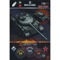 Nr. 138 - World of Tanks - Object 140 (Metal card) -...