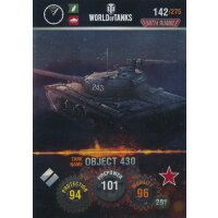 Nr. 142 - World of Tanks - Object 430 (Metal card) -...