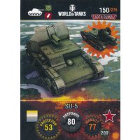 Nr. 150 - World of Tanks - SU-5 - Nation und Tank cards