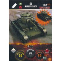 Nr. 152 - World of Tanks - T-26 - Nation und Tank cards