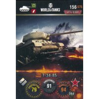 Nr. 156 - World of Tanks - T-34-85 - Nation und Tank cards