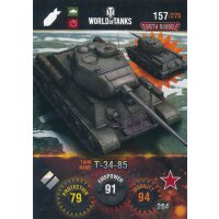 Nr. 157 - World of Tanks - T-34-85 - Nation und Tank cards