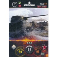 Nr. 159 - World of Tanks - T-50 - Nation und Tank cards